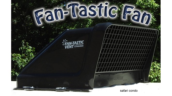 Couvercle de ventilateur Ultrabreeze noir - Fan-Tastic